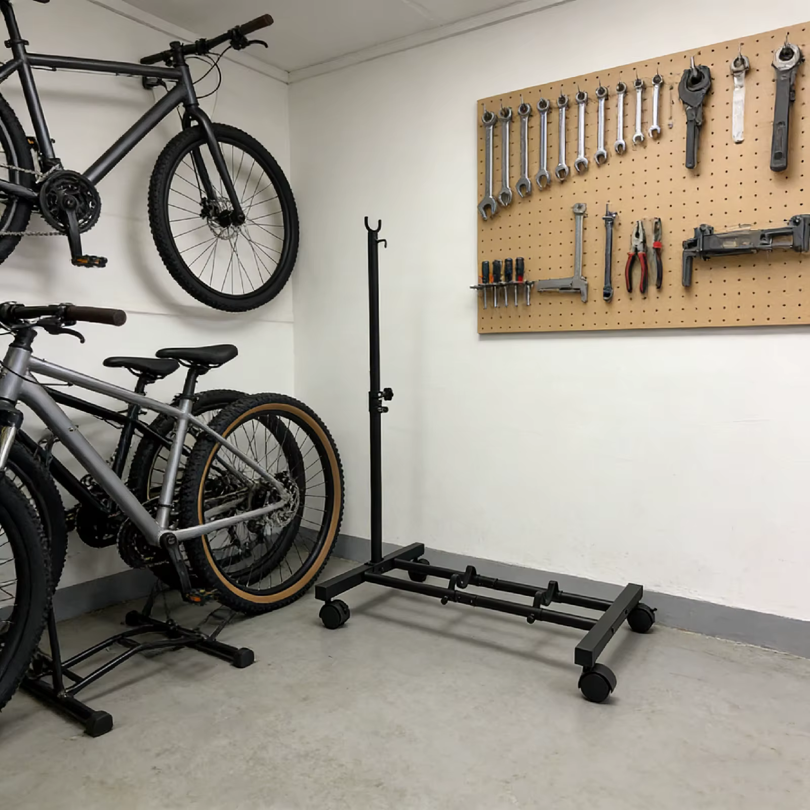 Support de vélo vertical en métal
