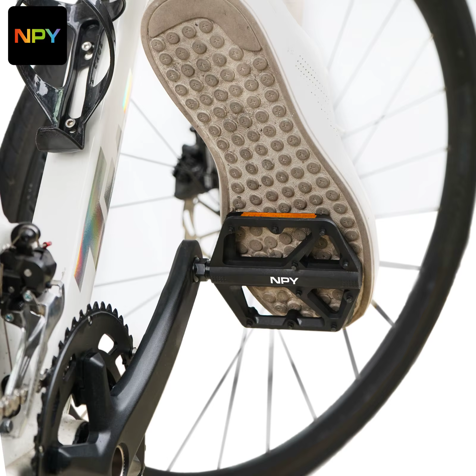 NPY nouveaux pédales de vélo à Double roulement DU avec réflecteur pour cyclisme sur route de montagne