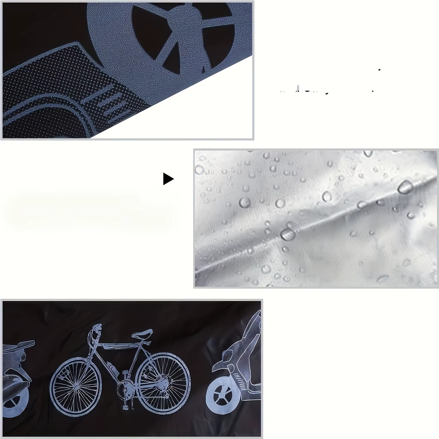 Housse de vélo imperméable et anti-poussière pour une utilisation intérieure et extérieure