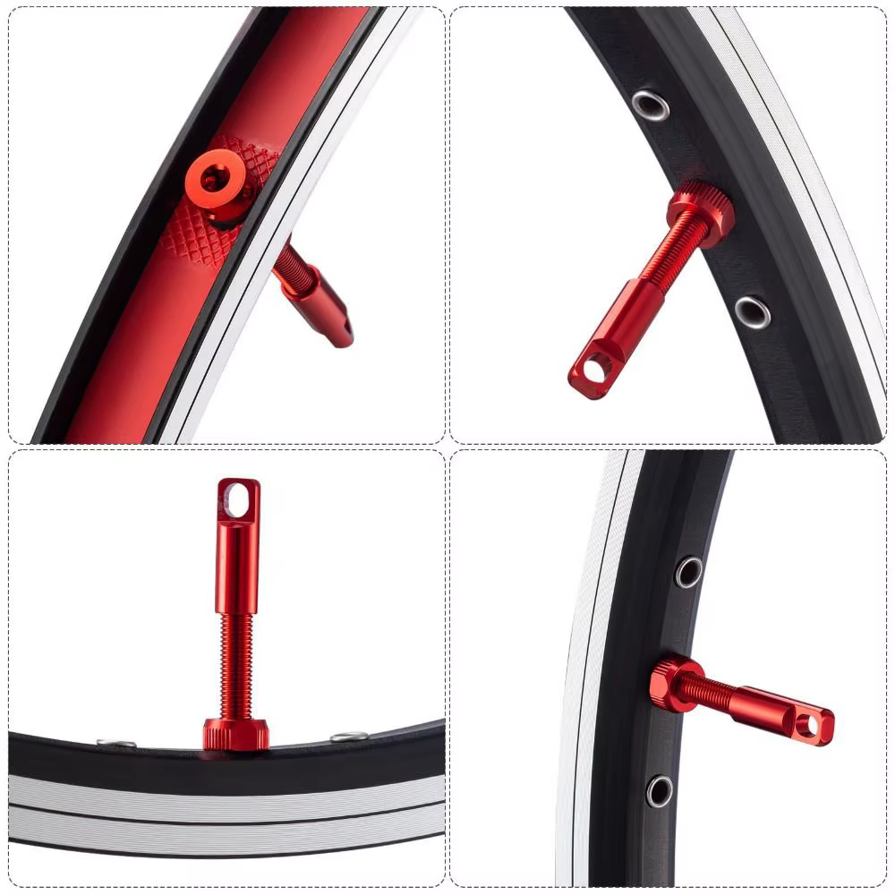 1 paire de valves de pneus Tubeless 40mm/44mm/60mm
