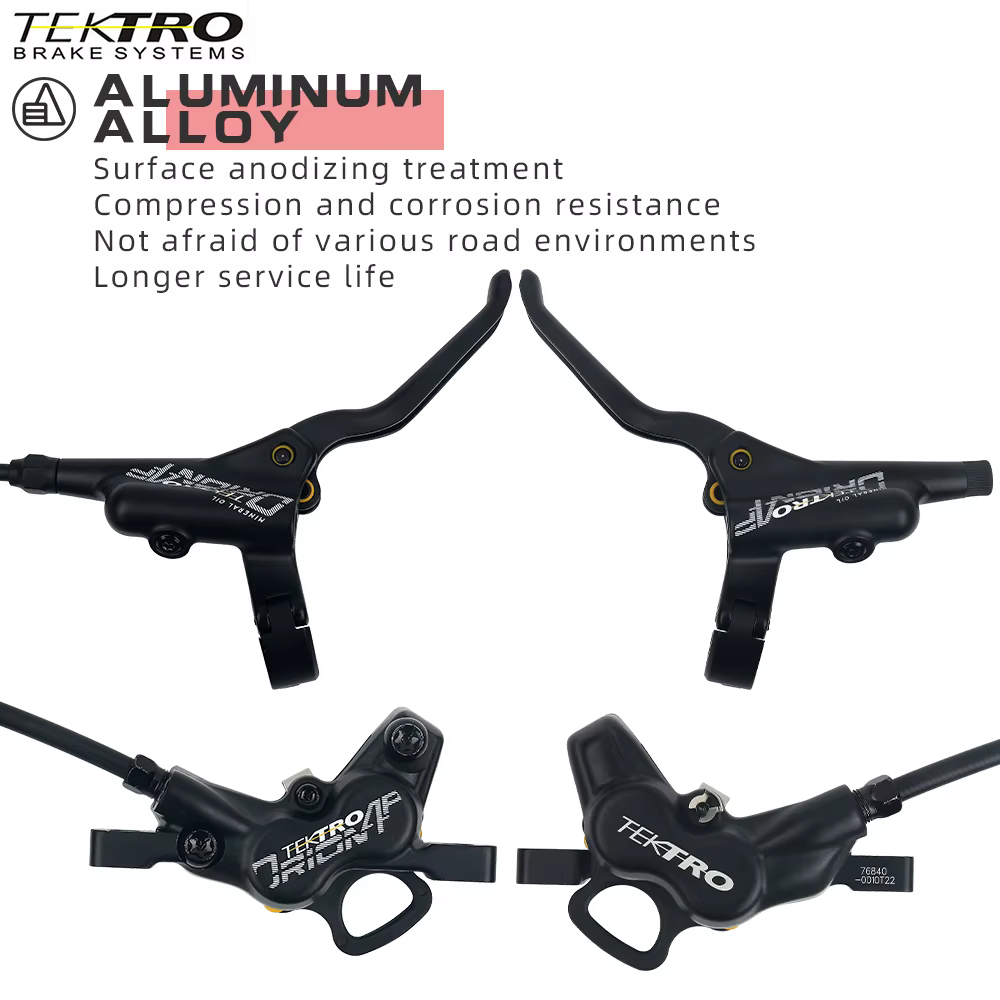 Tektro HD-M745 VTT frein à disque hydraulique 4 pistons câble interne quatre