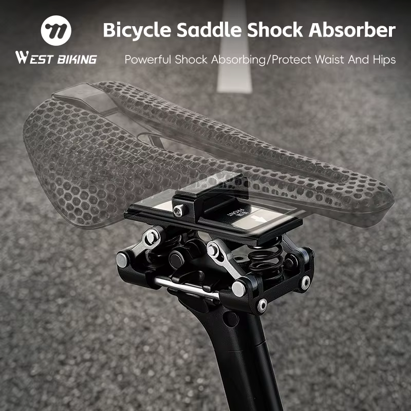 WEST BIKING Selle de vélo à suspension pneumatique