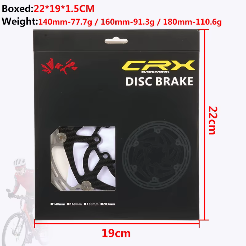 RACEWORK – Rotor de frein à disque de vélo en Fiber de carbone