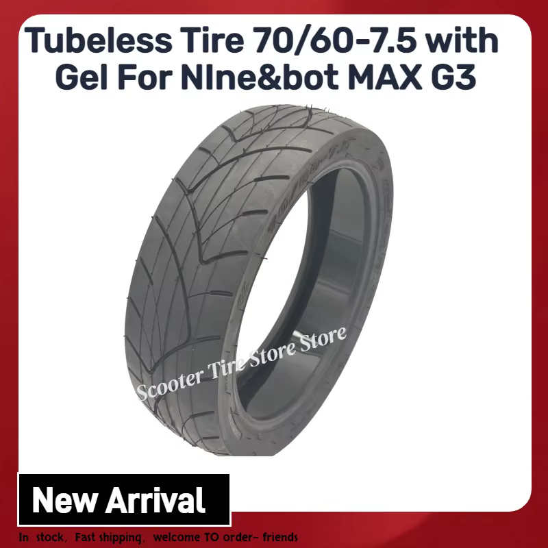 Pneu tubeless de 11 pouces avec couche de gel pour scooter électrique 9-bot MAX G3