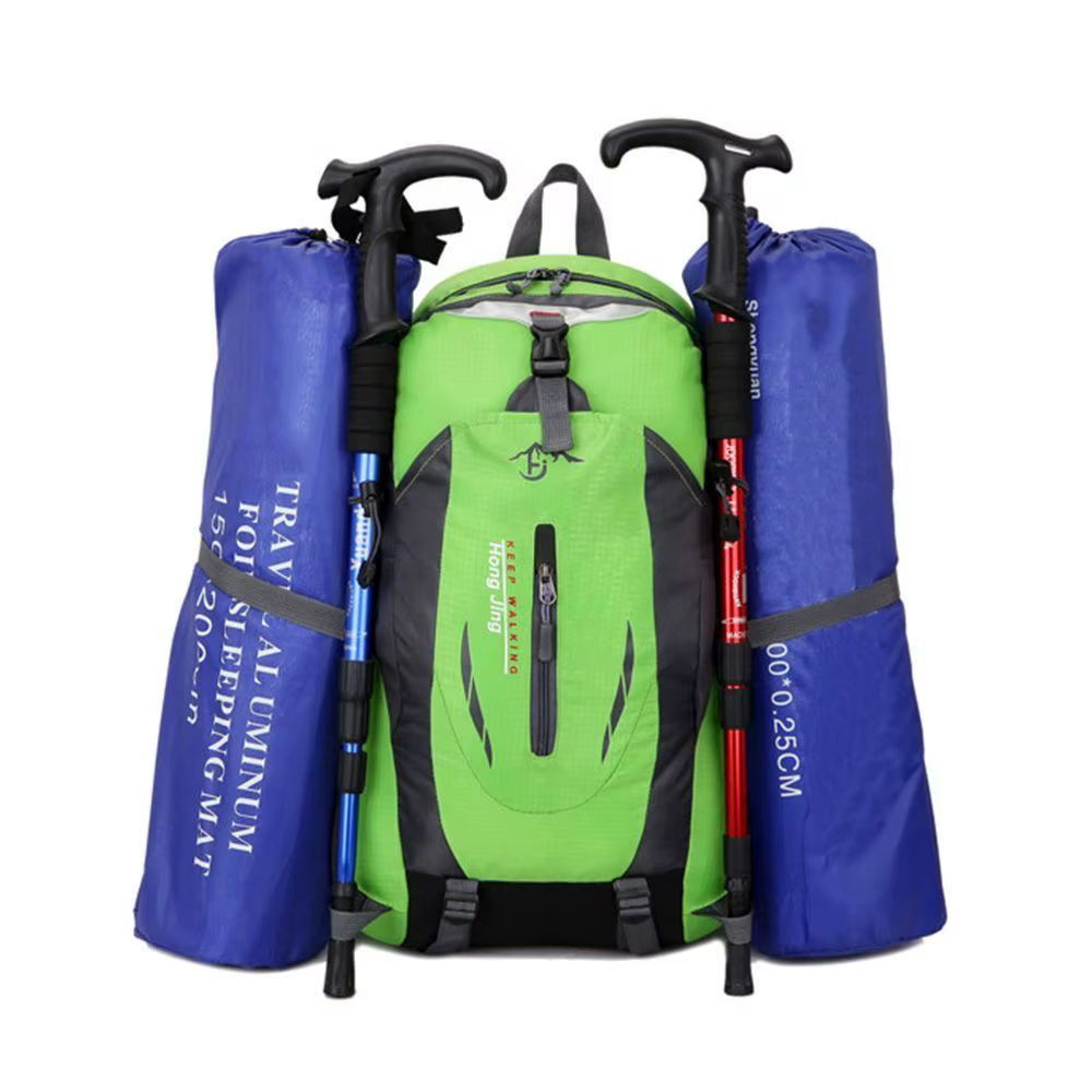 Grand Sac à Dos Étanche de 40l en Nylon Durable, pour Camping, Randonnée, Marche, Voyage en Plein Air