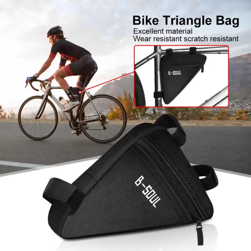 Trousse à outils triangulaire pour cadre de tube avant de vélo