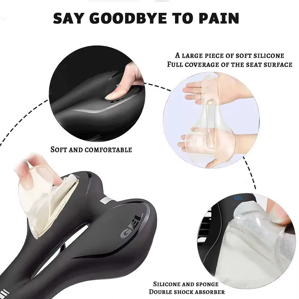 Selle de vélo en gel