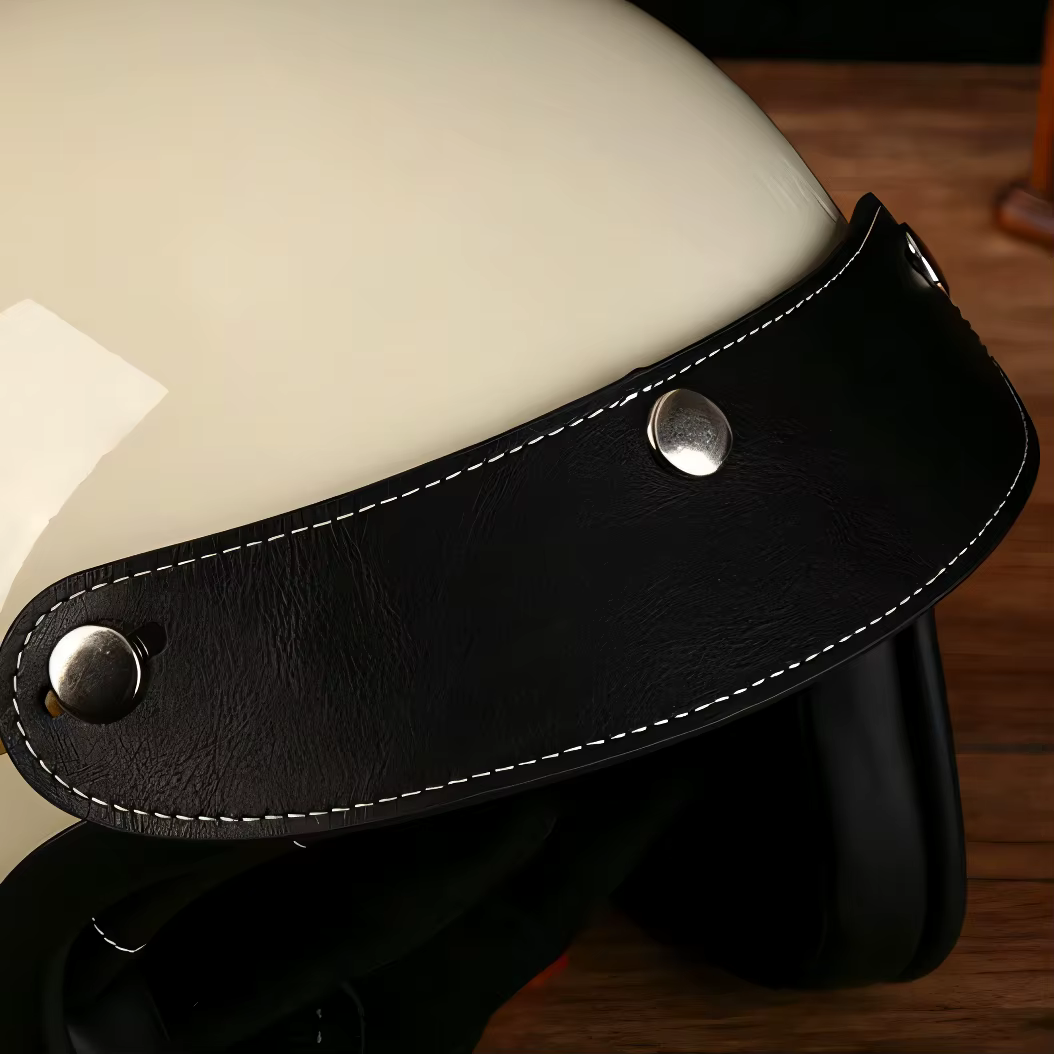 Visière de casque rétro à 3 broches