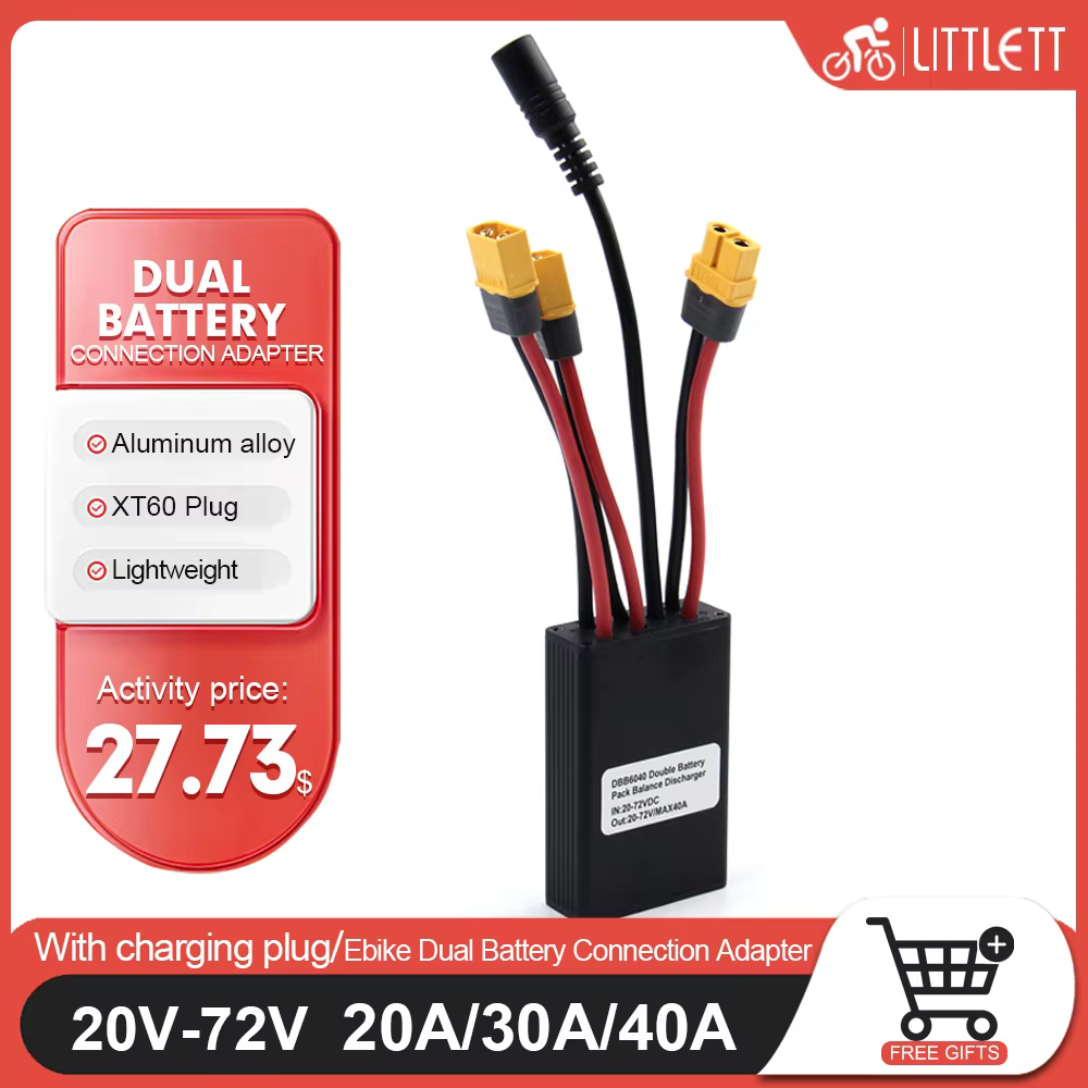 Module de décharge équilibrée de batterie double pour vélo électrique