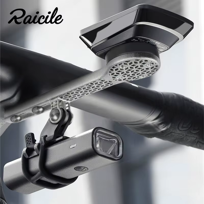 Support de guidon intégré pour ordinateur de vélo en alliage de titane imprimé en 3D