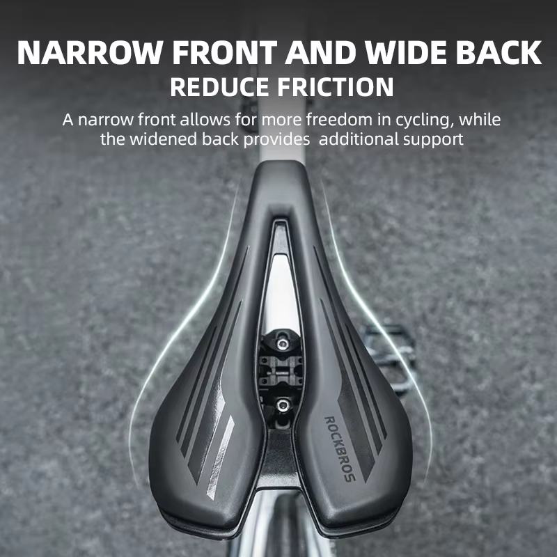 Selle de vélo creuse respirante confortable et antichoc
