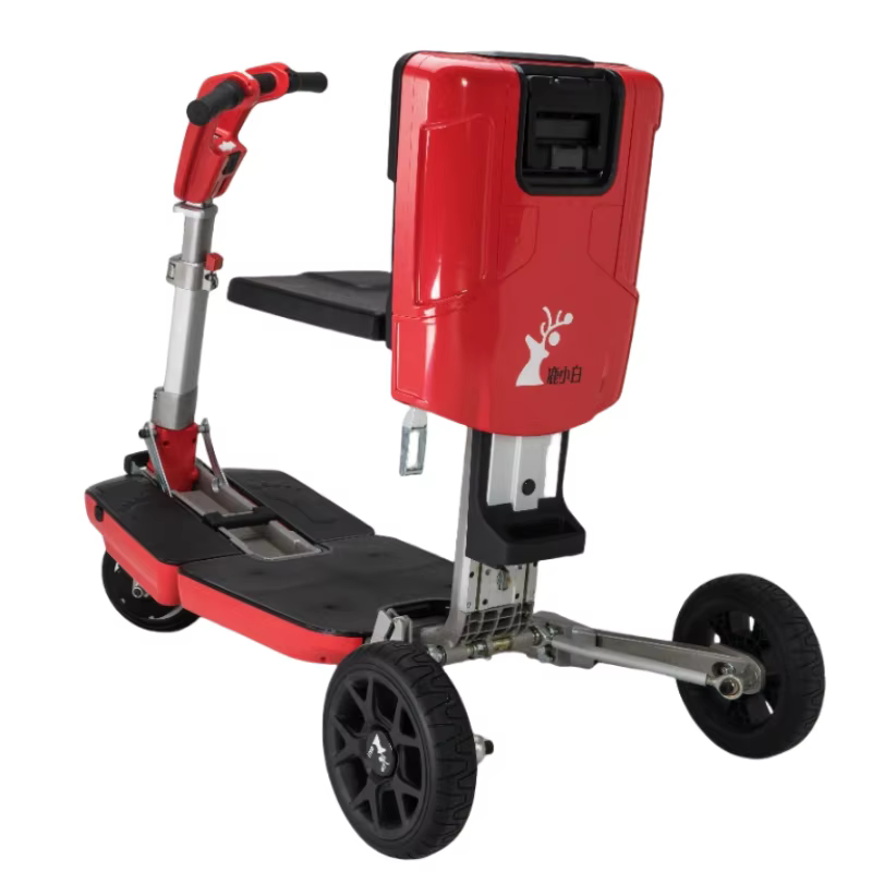Tricycle Électrique Pliable et observateur pour Personnes Âgées