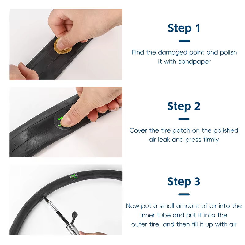 WEST BIKING – patchs pour pneus de vélo
