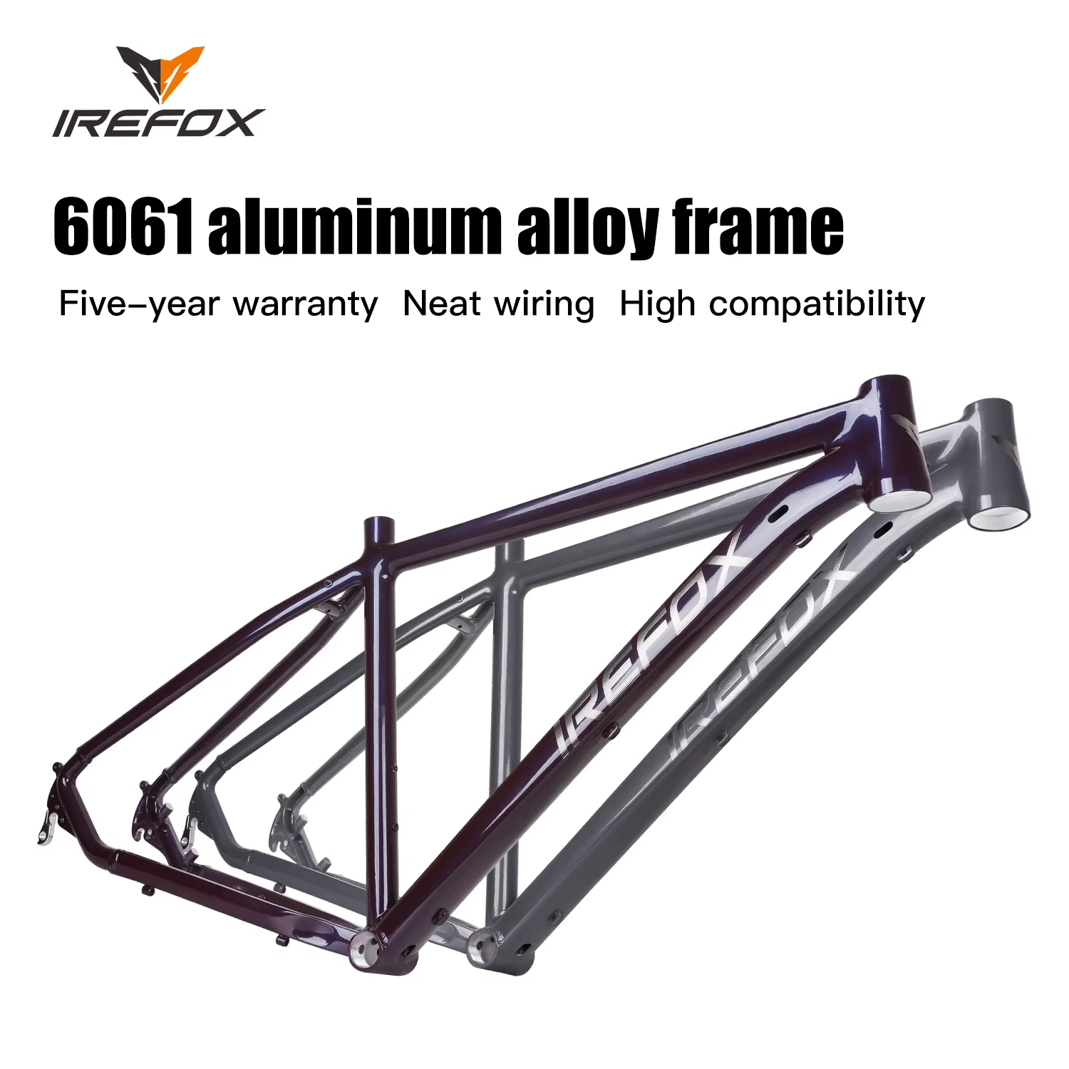 IREFOX vtt XC/Trai cadre 29er pour frein à disque 44x55mm Tube de tête conique vélo 10x135mm