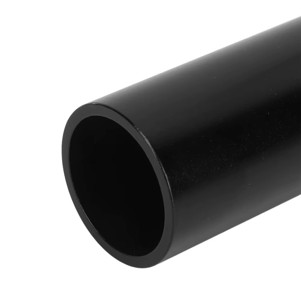 Entretoises de potence de vélo 100 mm légères noires en alliage d'aluminium pour fourches de 28