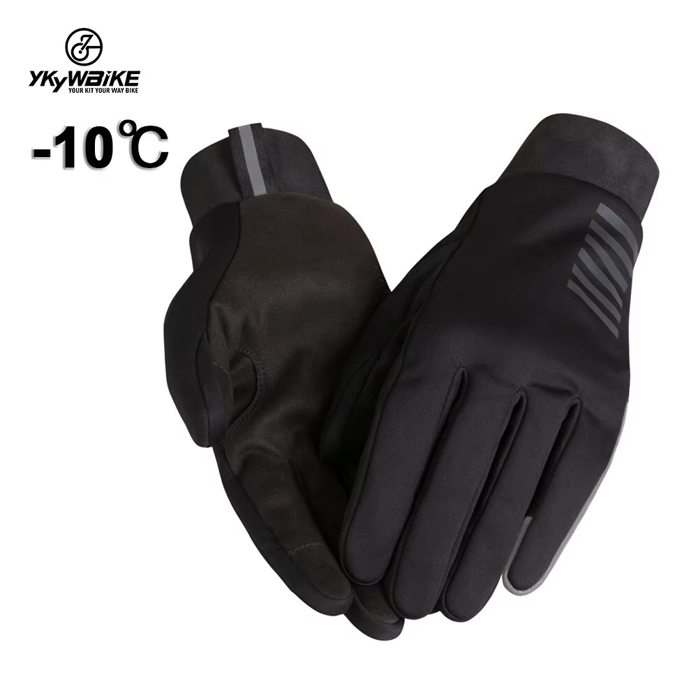 Gants de cyclisme hiver doigt complet imperméable ski Sport de plein air