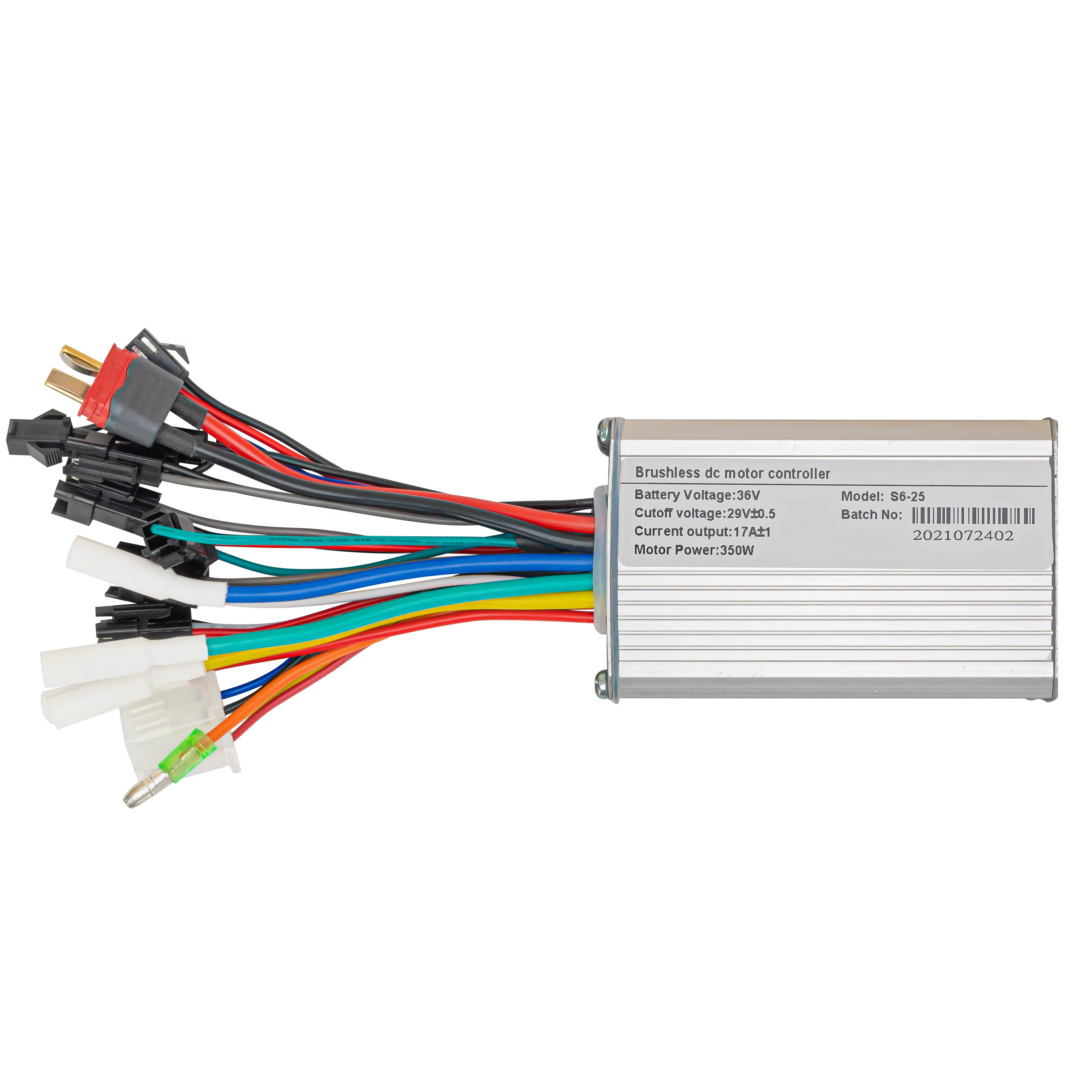 Contrôleur de vélo électrique 250W 350W 24V 36V 48V