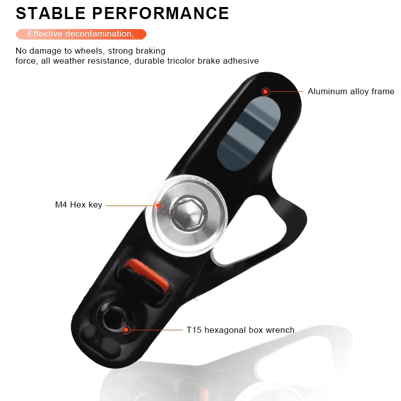 1 paire de plaquettes de frein pour vélo de route, plaquettes de frein C-Brake en alliage d'aluminium CNC, durables, silencieuses, en caoutchouc, accessoires de cyclisme