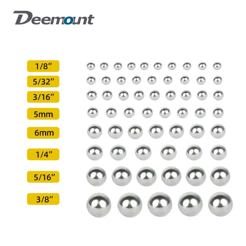 144/20 pièces vélo en acier au carbone roulement à billes en vrac Dia. 1/4 1/8 3/8 3/16 5/16 5/32 pouces 5mm 6mm pour
