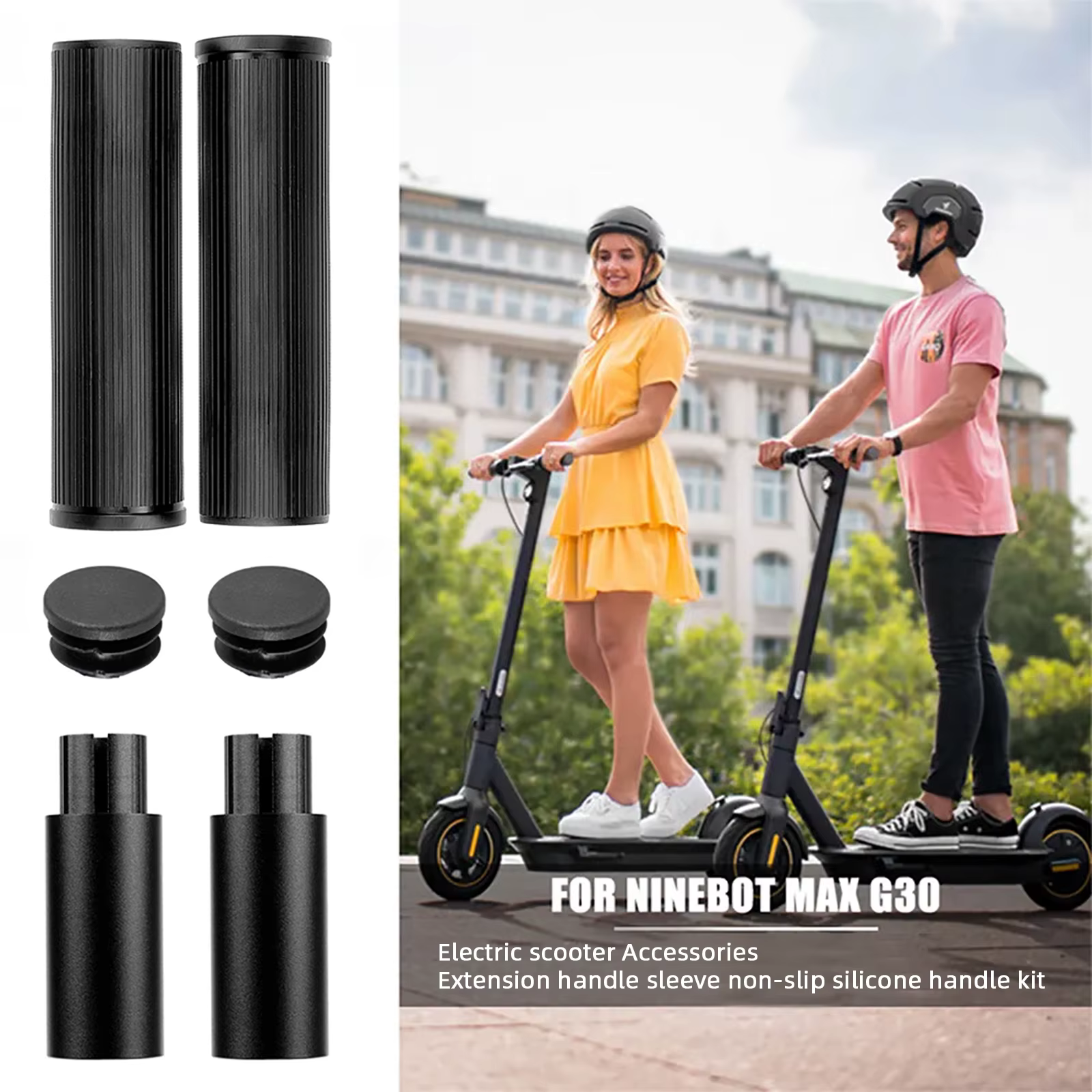 Ulip-Kit d'extension de poignée de guidon de scooter