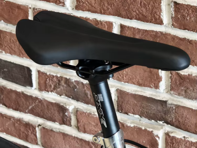 Selle de vélo en cuir marron vintage souple pour vélo de montagne