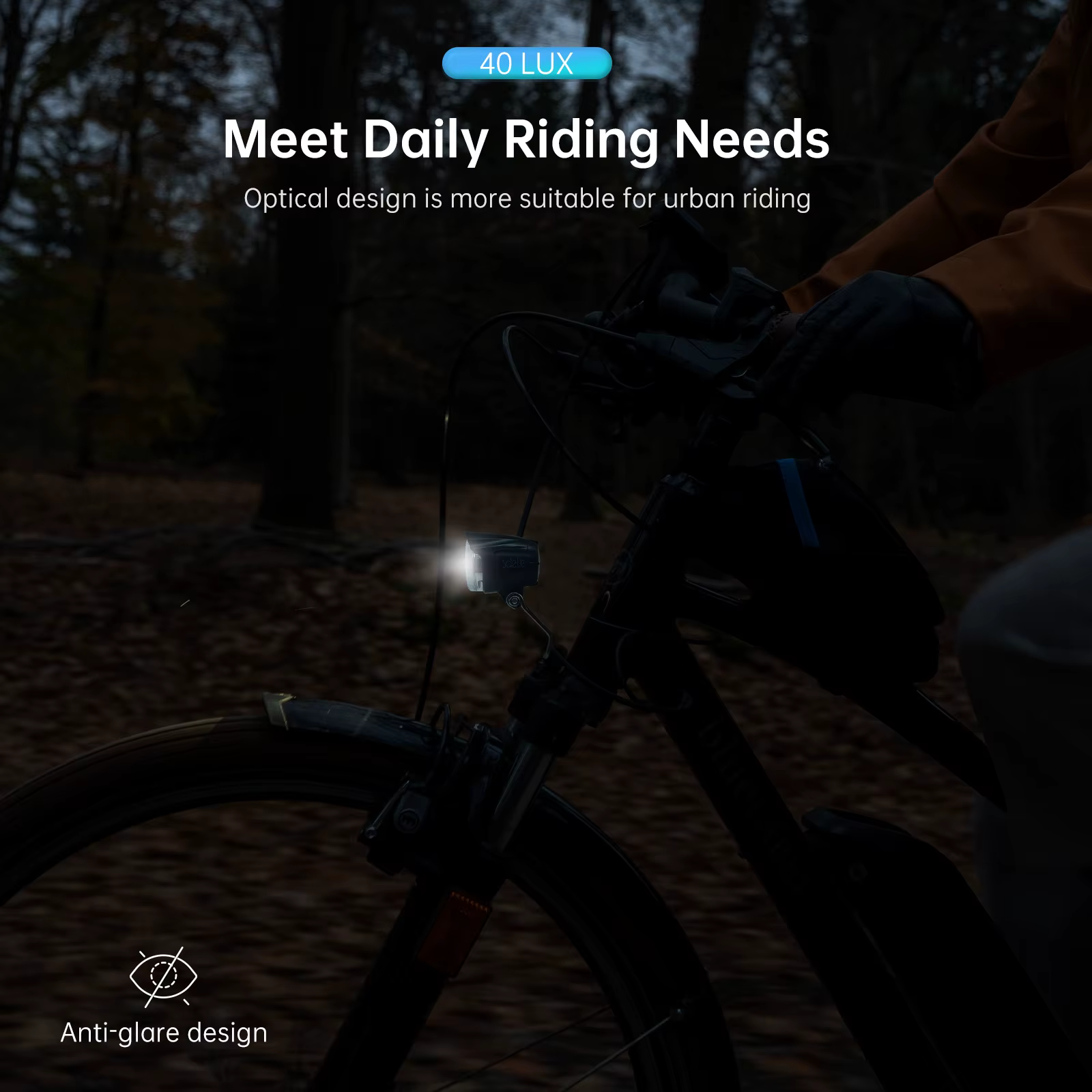 Lumière de vélo électrique 40 LUX 6-48V