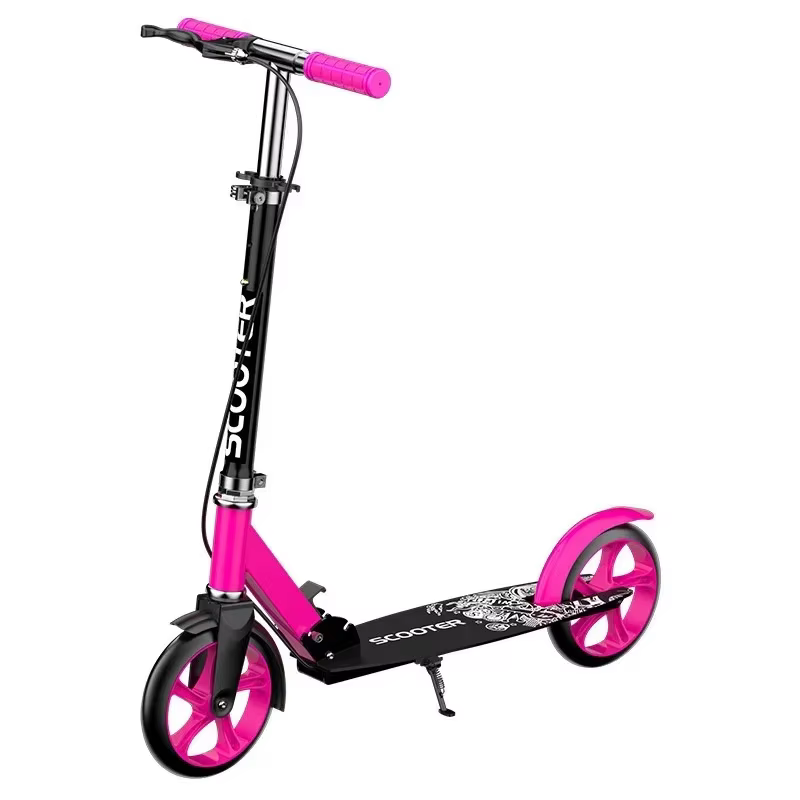 Scooter de ville à deux roues pour adultes et enfants