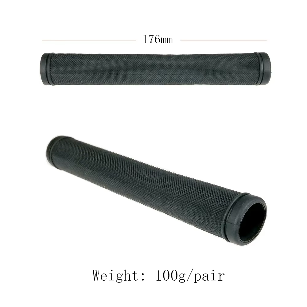 Accessoires de poignée Dead Fly, poignée étendue Tourer, longueur de poignée en caoutchouc 176mm/6.92 pouces, poignée en caoutchouc pour vélo de route