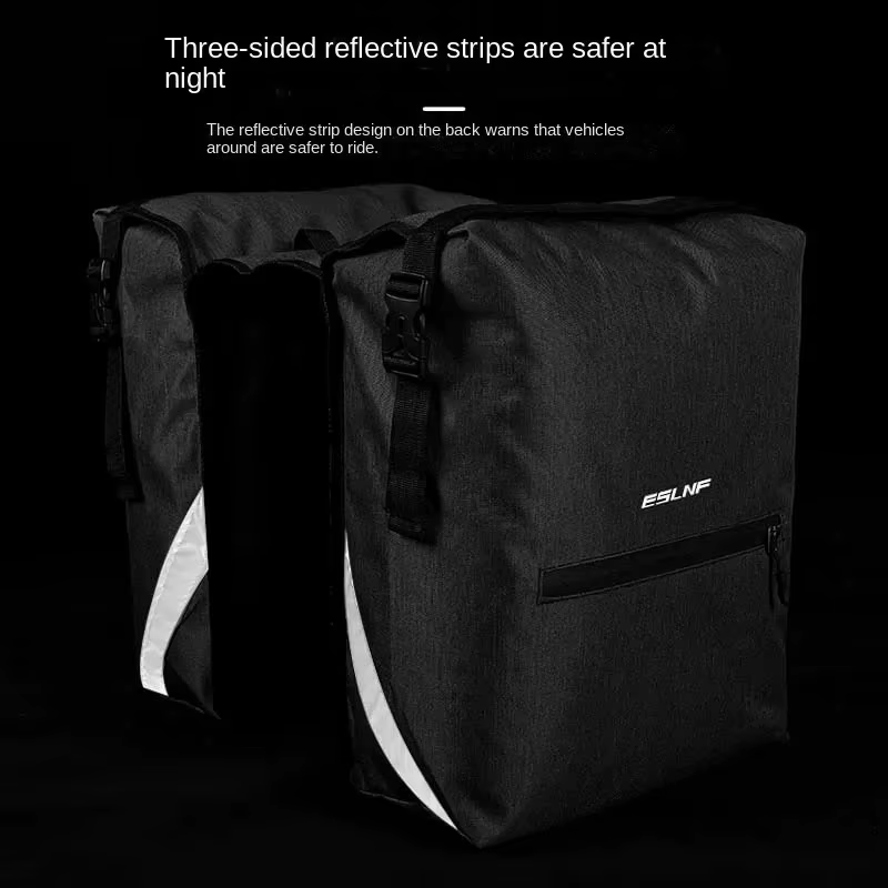 ESLNF sac de siège arrière de vélo 25L grande capacité sacs à bagages extérieurs imperméables cyclisme vtt