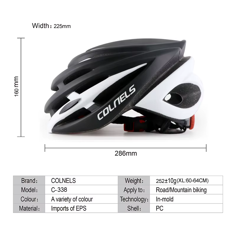 Casque de vélo grande taille XL 64cm pour hommes