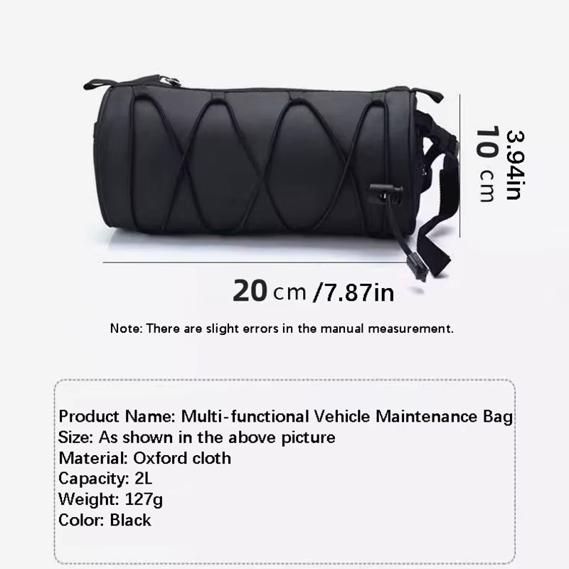 Sacoche de vélo multifonctionnelle portable pour cadre avant