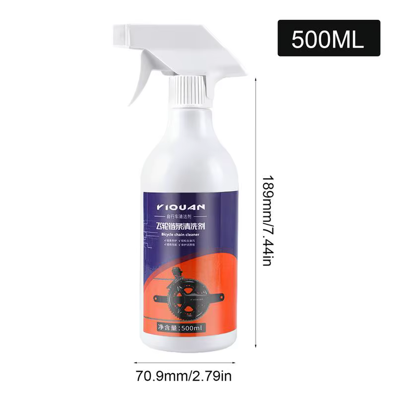 Nettoyant liquide pour chaîne de vélo, spray de dégrati age pour JOBooks, accessoires d'entretien de bicyclette, 500ml