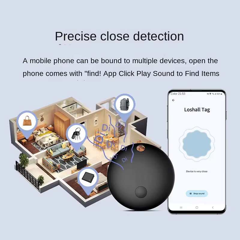 Mini traceur intelligent pour localiser clés