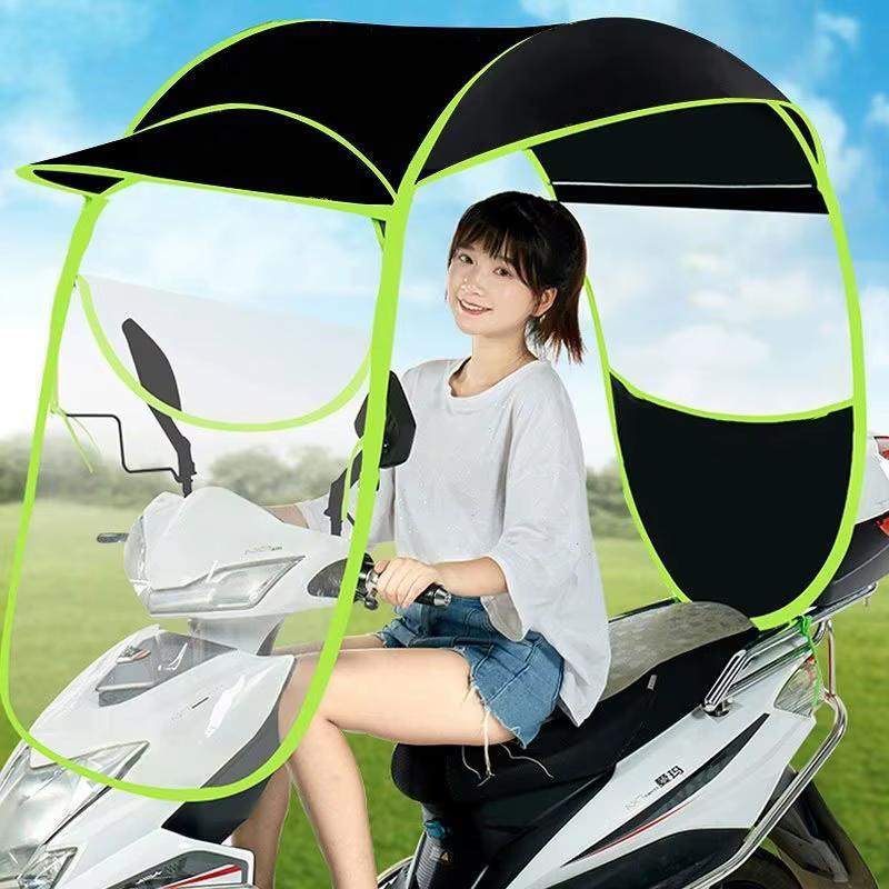 Nouvelle auvent semi-fermé pour scooter et moto électriques