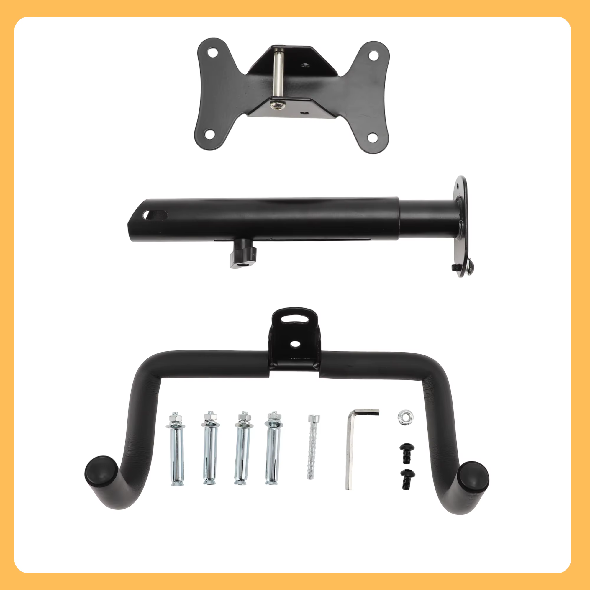 X Autohaux support de vélo mural longueur réglable