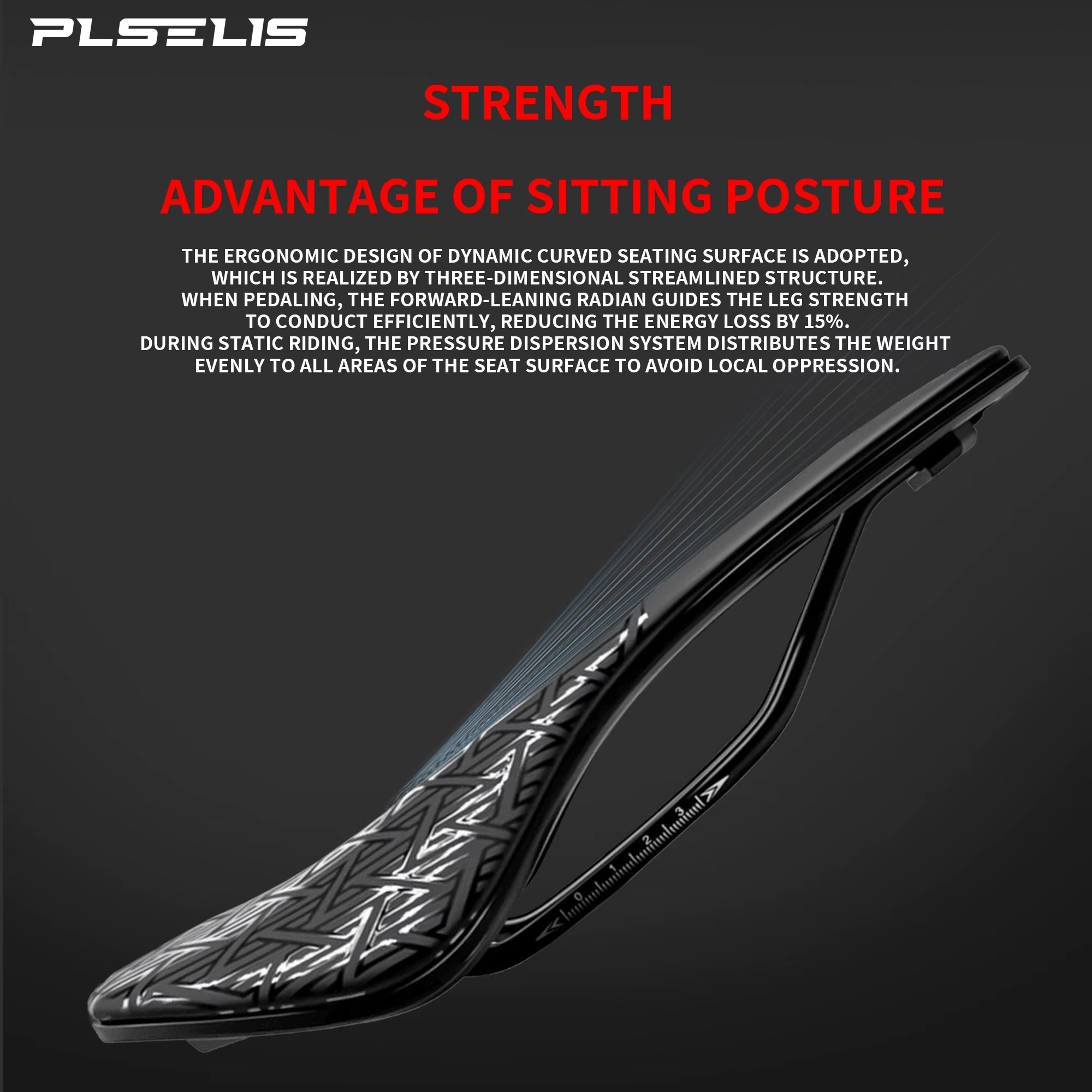 PLSELIS Selle de vélo de route et VTT