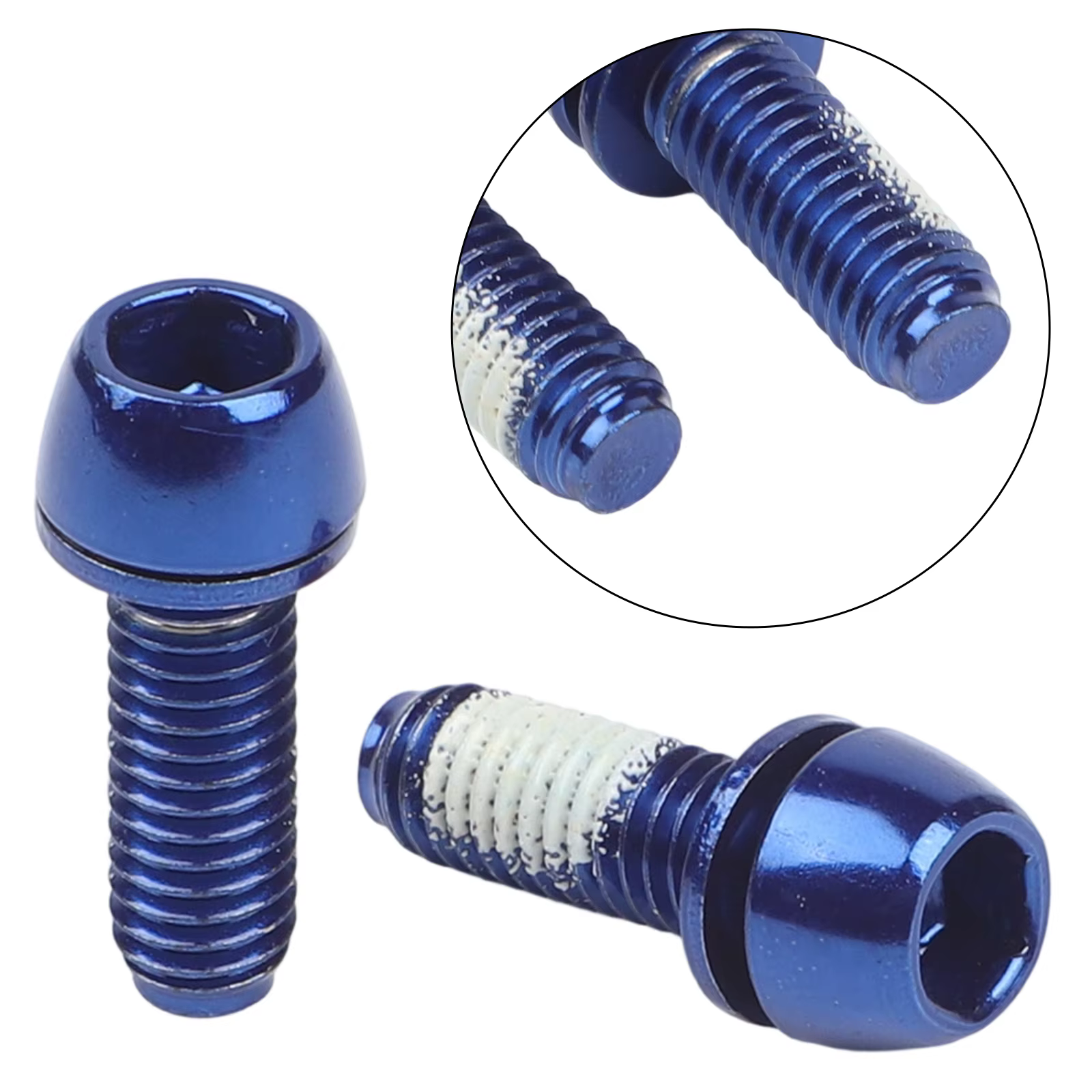 Boulons de manivelle de vélo M6x18mm avec joint, boulons de fixation de bras de pédalier, vis de manivelle de vélo de route vtt, vis de vélo ultralégères en acier