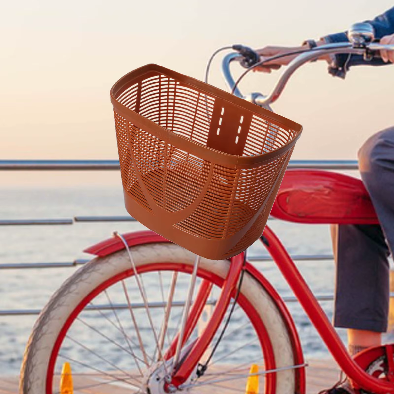 Panier de rangement de vélo avant Portable