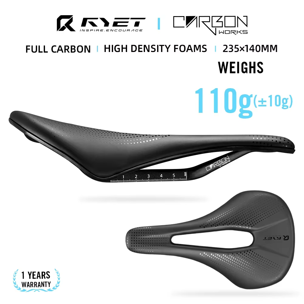 RYET vélo selle en carbone 3D
