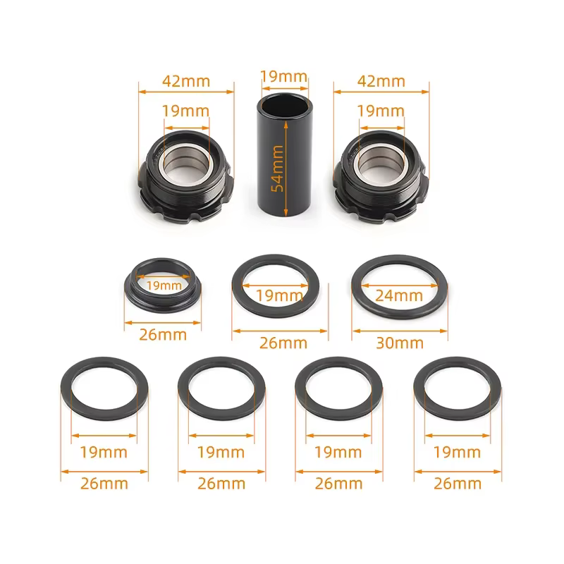 Boîtier de pédalier BMX EURO Européen 19mm 1.37''*24T 73mm pour Mini Vélo BMX
