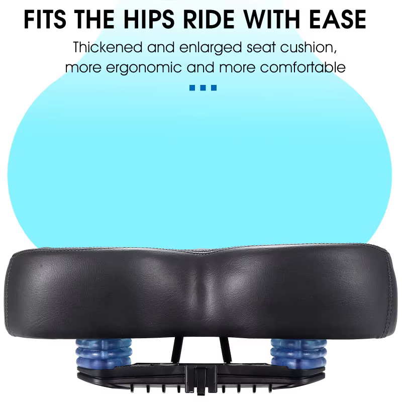 WEST BIKING Selle de vélo élargir épaissir respirant doux ergonomique cyclisme voyage siège confortable équipement