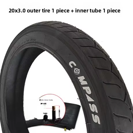 Pneus intérieurs et extérieurs super larges 20x3.0 pour vélo enfant