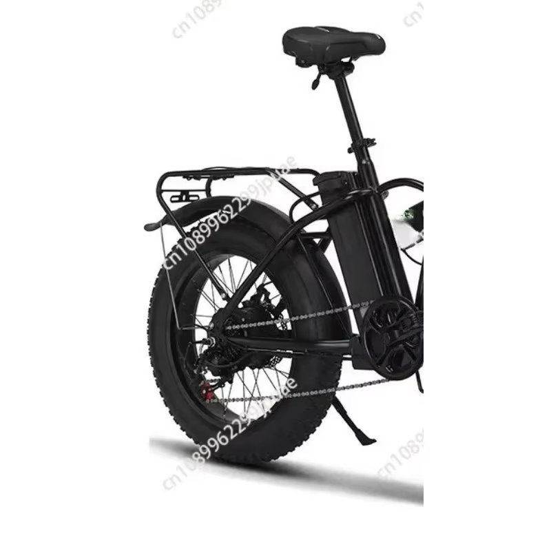 Vélo électrique pliable hybride à pneus larges de 20 pouces