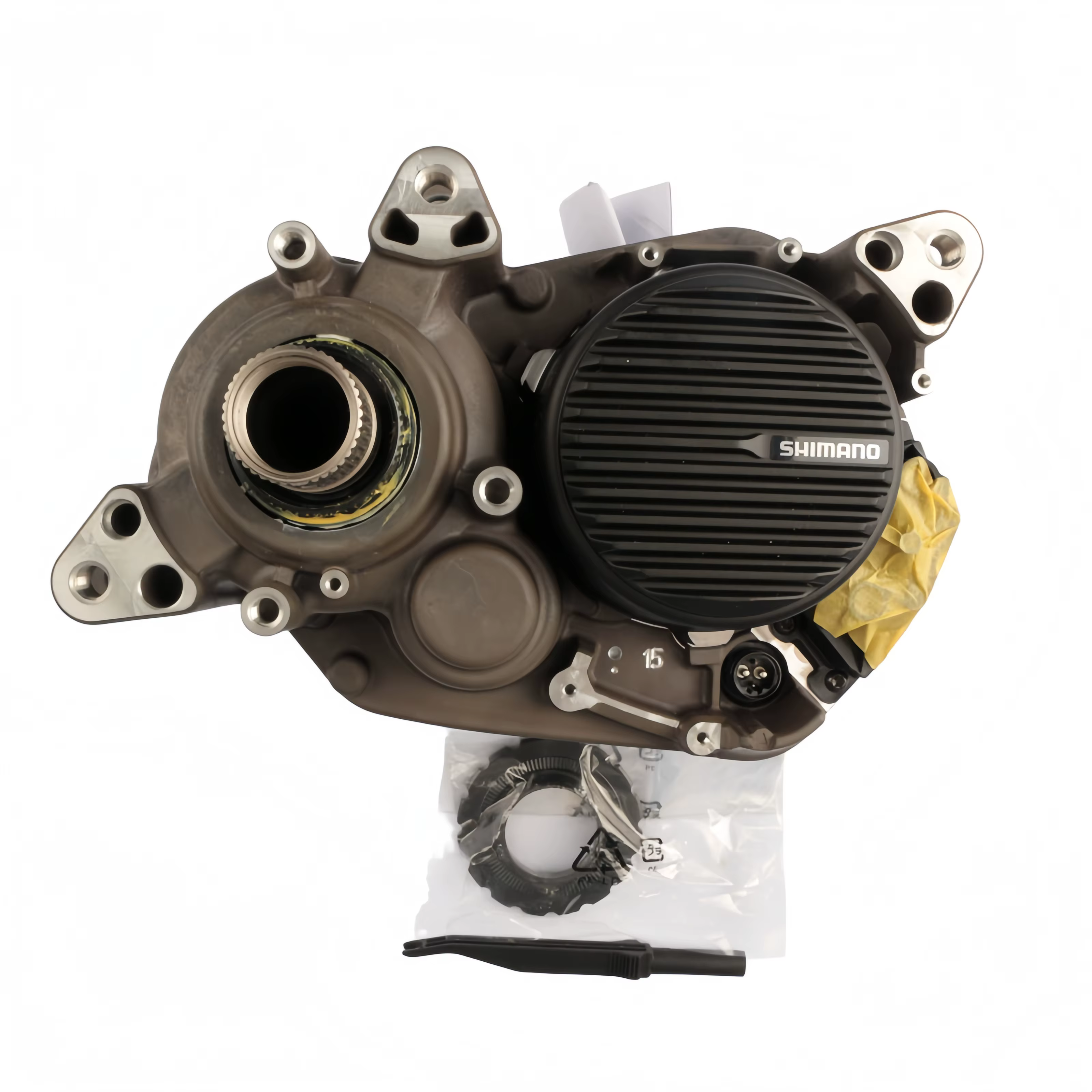 Groupe de manivelle Shimano DU-E7000 Motor+FC-EM600 pour vélo électrique
