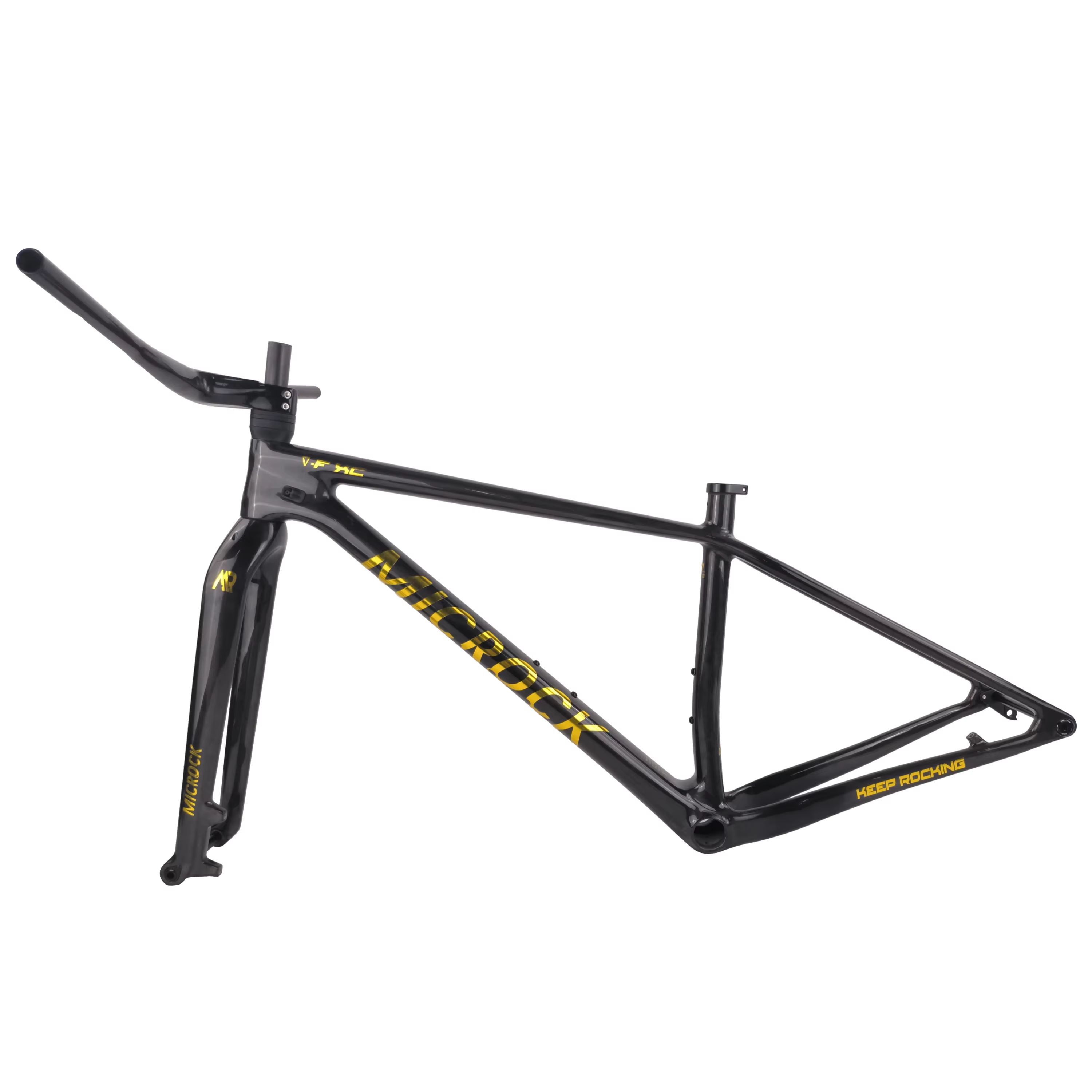 Cadre de vélo VTT en fibre de carbone intégrale T1000 HT