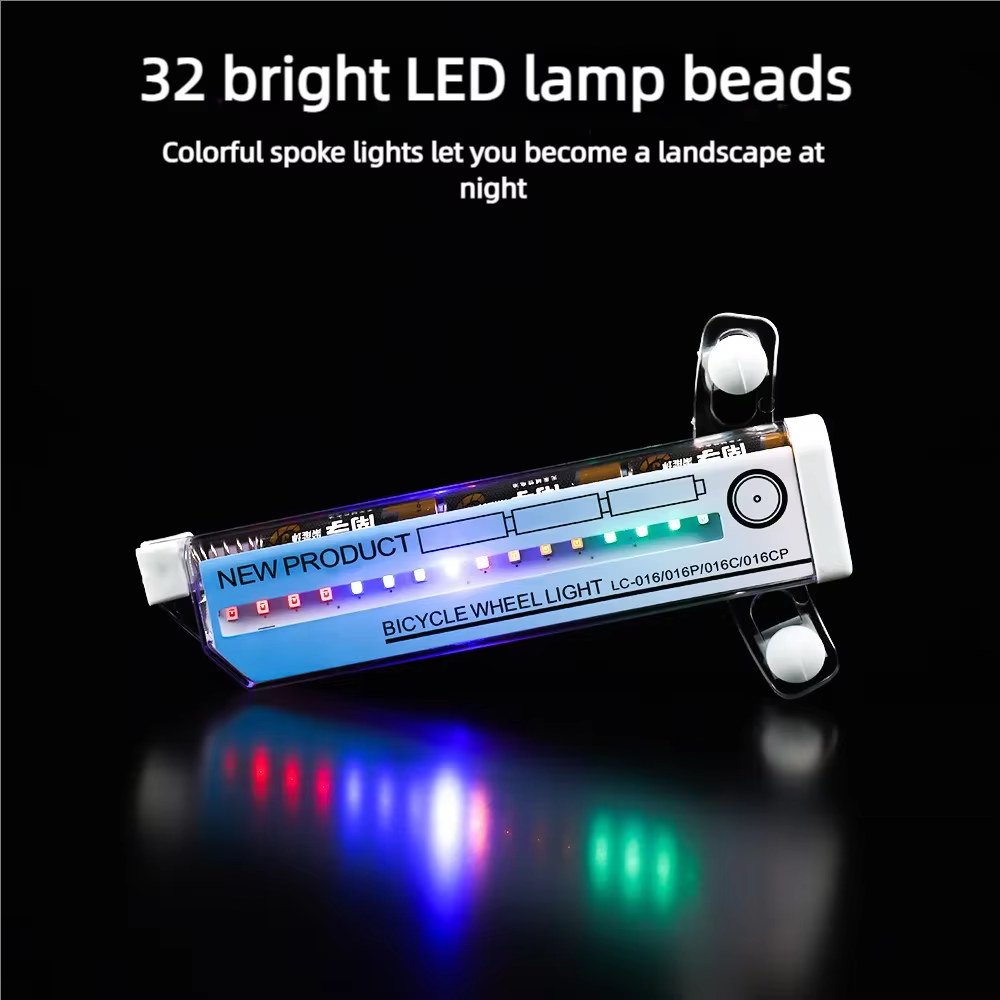 Lumière pour rayons de vélo