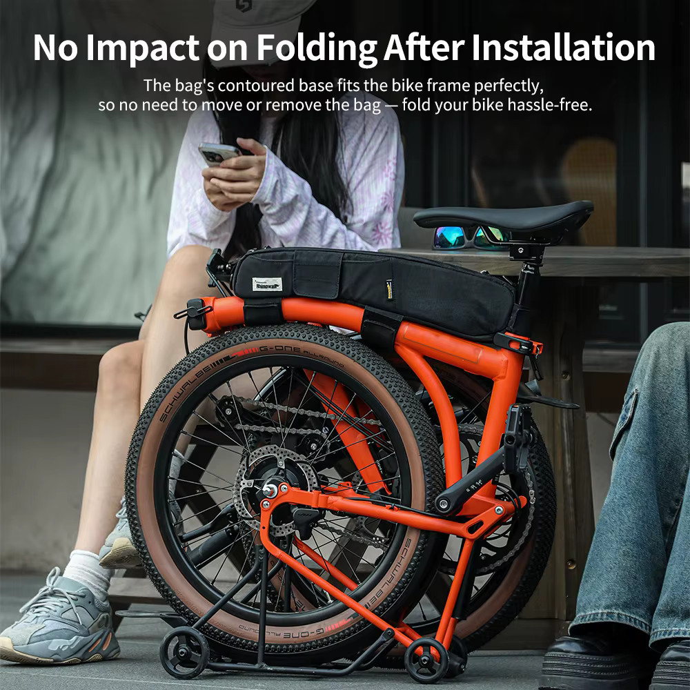 Sac de cadre de vélo Rhinowalk pour vélo pliant Brompton