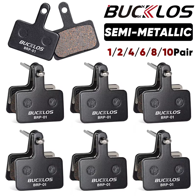BUCKKub-Plaquettes de frein à disque semi-métalliques pour vélo de montagne