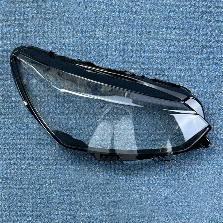 Pour Peugeot 2008 2020 2021 2022 Accessoires de véhicule Polycarbonate Haute brillance Entièrement transparent Lentille en verre Coque