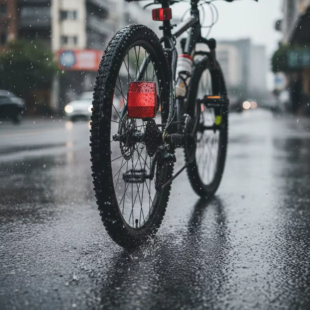 Réflecteur arrière rouge pour vélo